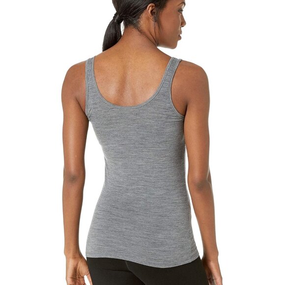 COPY - ICEBREAKER All Season Merino 150 Siren Tank in Metro Heather Grey Silver… - Picture 2 of 3